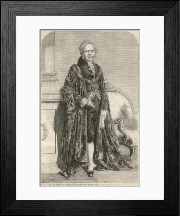 Framed Print : William Cubitt as Mayor Framed Print : William Cubitt as Mayor