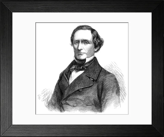 Framed Print : Jefferson Davis (Iln) Framed Print : Jefferson Davis (Iln)