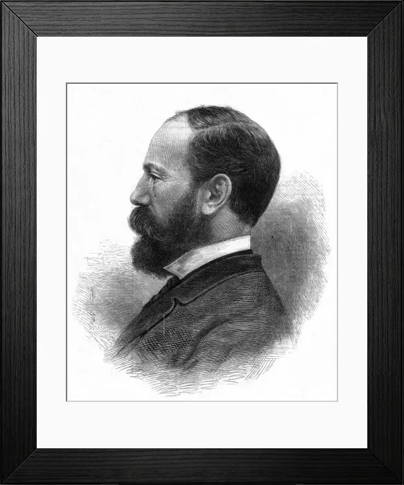 Framed Print : Charles Dilke in 1883