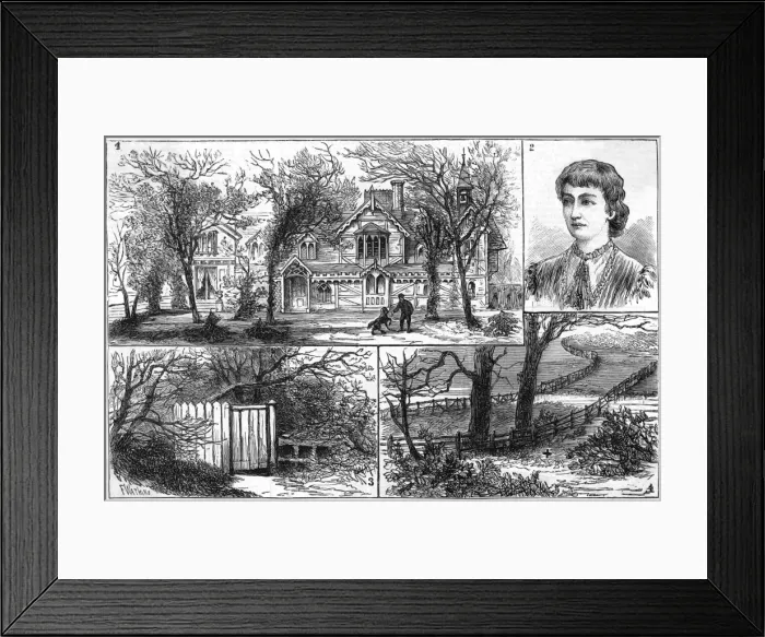 Framed Print : Florence Dixie Attacked Framed Print : Florence Dixie Attacked