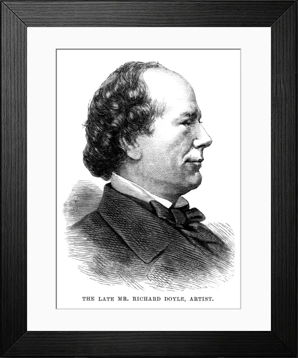 Framed Print : Richard Doyle, Artist Framed Print : Richard Doyle, Artist