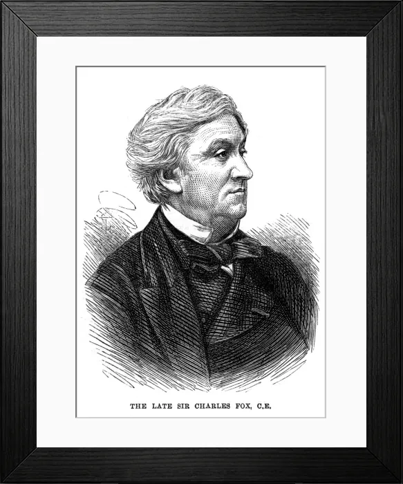 Framed Print : Sir Charles Fox - 2