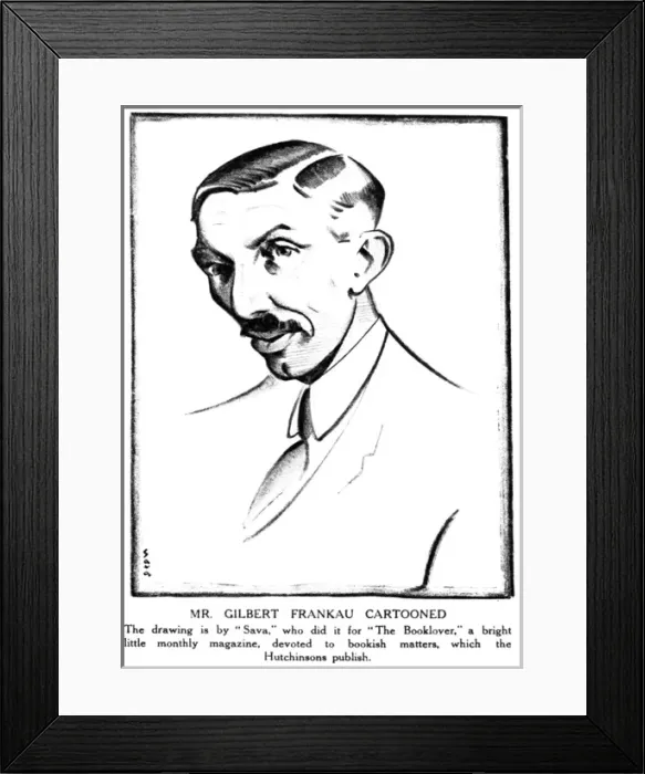 Framed Print : Gilbert Frankau Framed Print : Gilbert Frankau