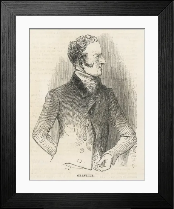 Framed Print : Charles Greville Framed Print : Charles Greville