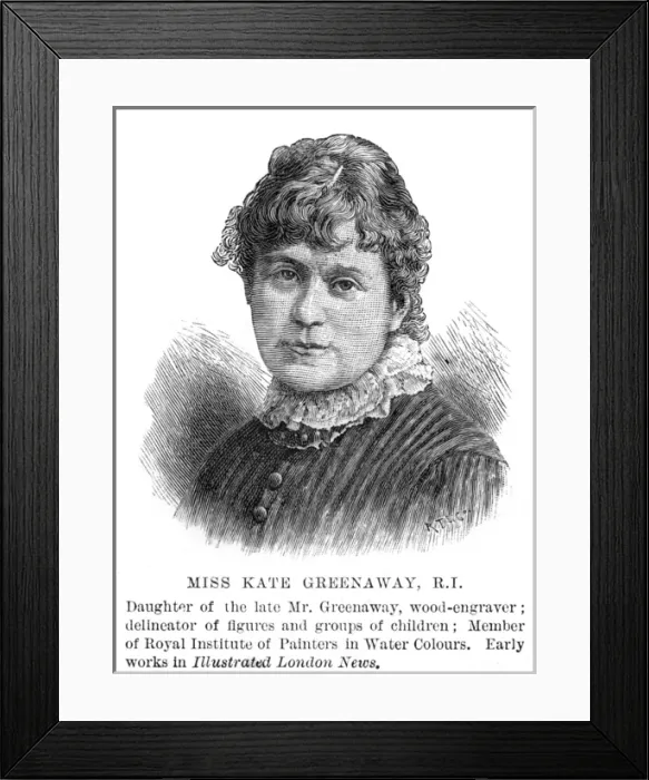 Framed Print : Kate Greenaway