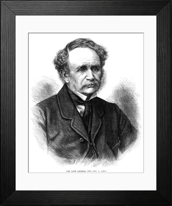 Framed Print : General Charles Grey