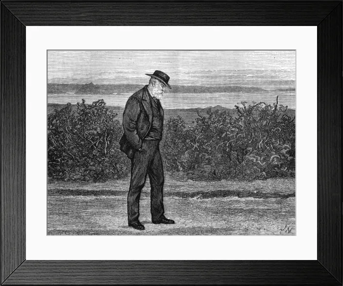 Framed Print : Victor Hugo at Guernsey