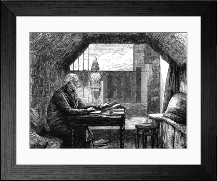 Framed Print : Victor Hugo at Guernsey Framed Print : Victor Hugo at Guernsey