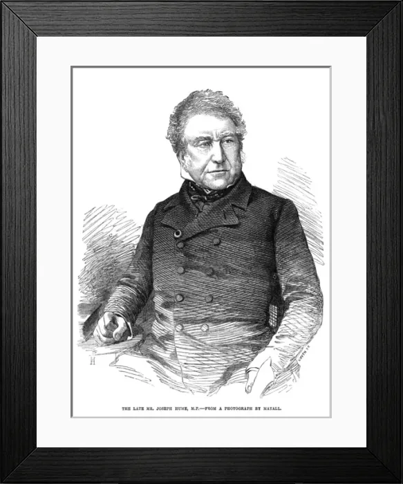 Framed Print : Joseph Hume - 4 Framed Print : Joseph Hume - 4