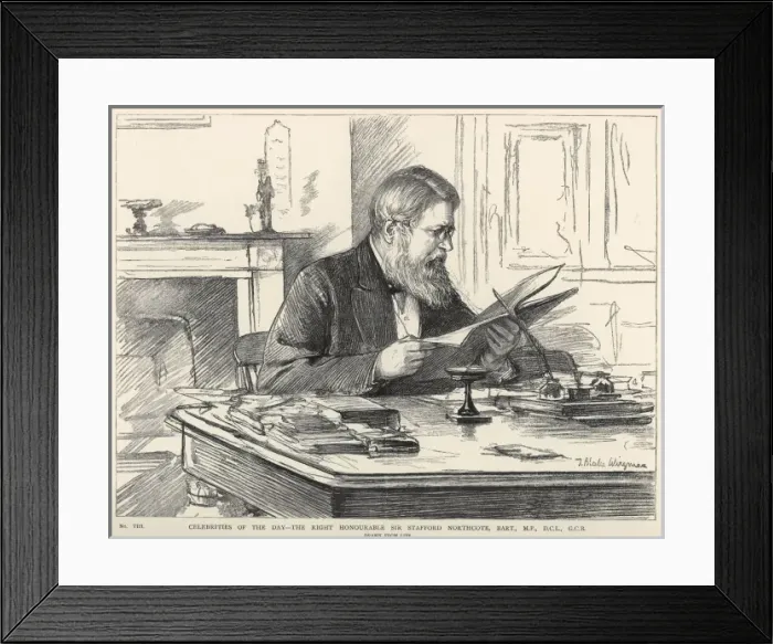Framed Print : First Earl Iddesleigh Framed Print : First Earl Iddesleigh