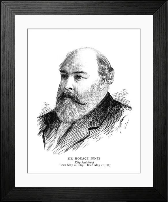 Framed Print : Sir Horace Jones Framed Print : Sir Horace Jones