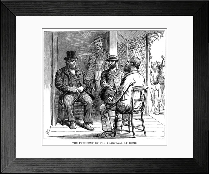 Framed Print : Paul Kruger at Home Framed Print : Paul Kruger at Home