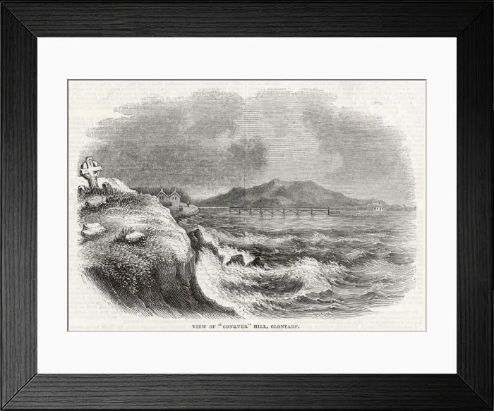 Framed Print : Conquer Hill, Clontarf