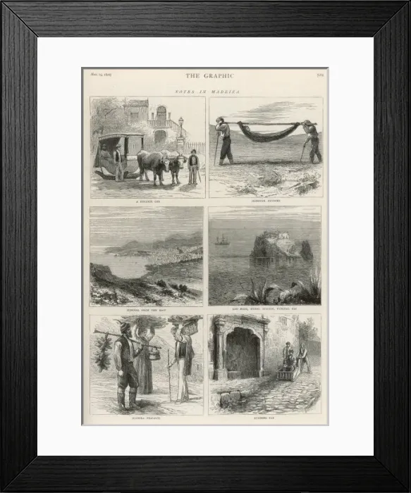 Framed Print : NOTES IN MADEIRA Framed Print : NOTES IN MADEIRA