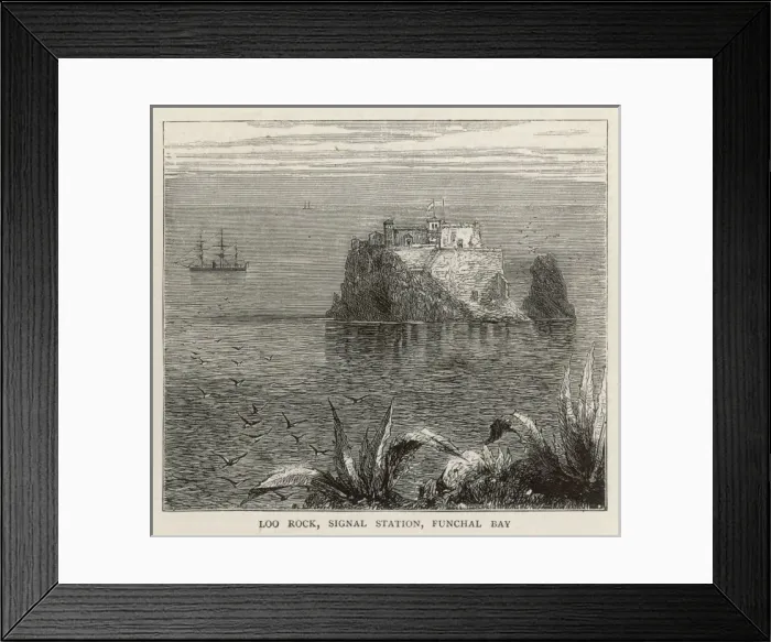 Framed Print : Loo Rock, Funchal Bay Framed Print : Loo Rock, Funchal Bay
