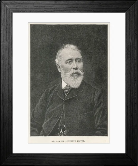 Framed Print : Samuel Cunliffe Lister Framed Print : Samuel Cunliffe Lister