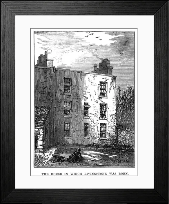 Framed Print : Livingstone Birthplace Framed Print : Livingstone Birthplace