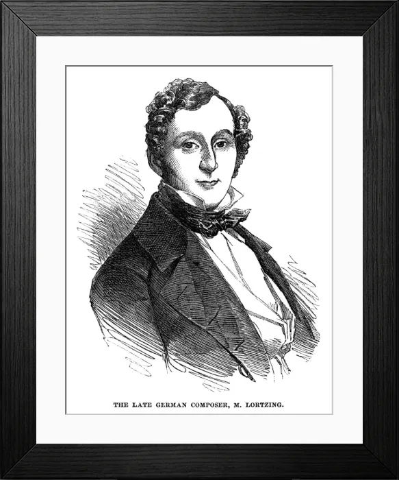 Framed Print : Gustav Albert Lortzing Framed Print : Gustav Albert Lortzing