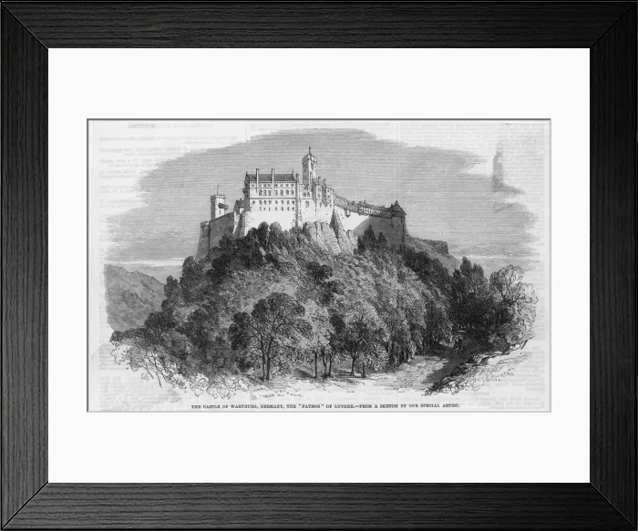 Framed Print : Luther, Wartburg Framed Print : Luther, Wartburg