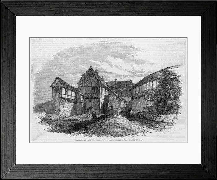 Framed Print : Luther, Wartburg Framed Print : Luther, Wartburg