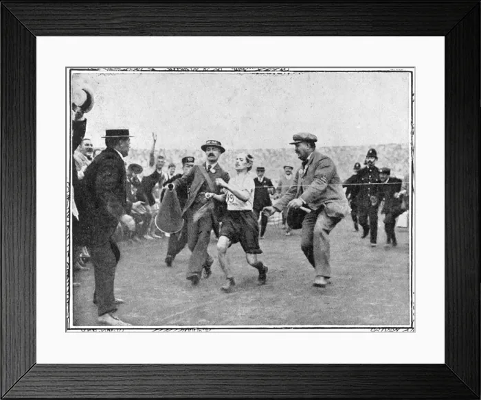 Framed Print : Olympics / 1908 / Marathon Framed Print : Olympics / 1908 / Marathon