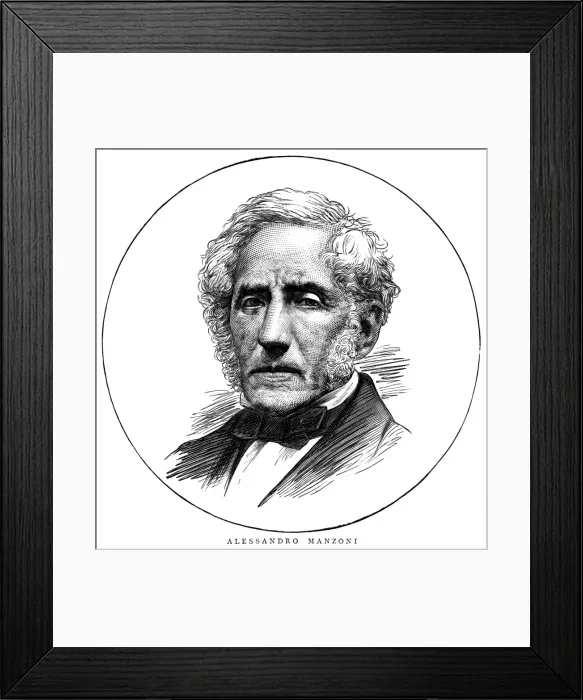 Framed Print : Alessandro Manzoni