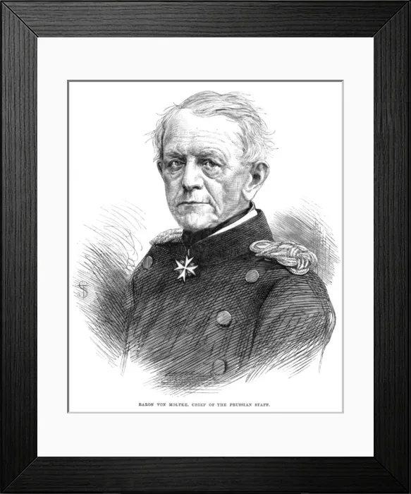 Framed Print : Graf Von Moltke 1870 Framed Print : Graf Von Moltke 1870