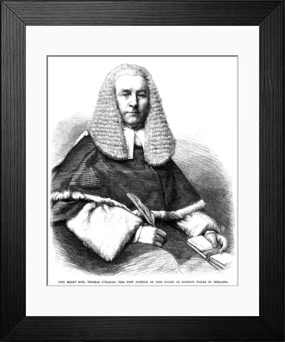 Framed Print : Thomas O hagan, Judge Framed Print : Thomas O hagan, Judge