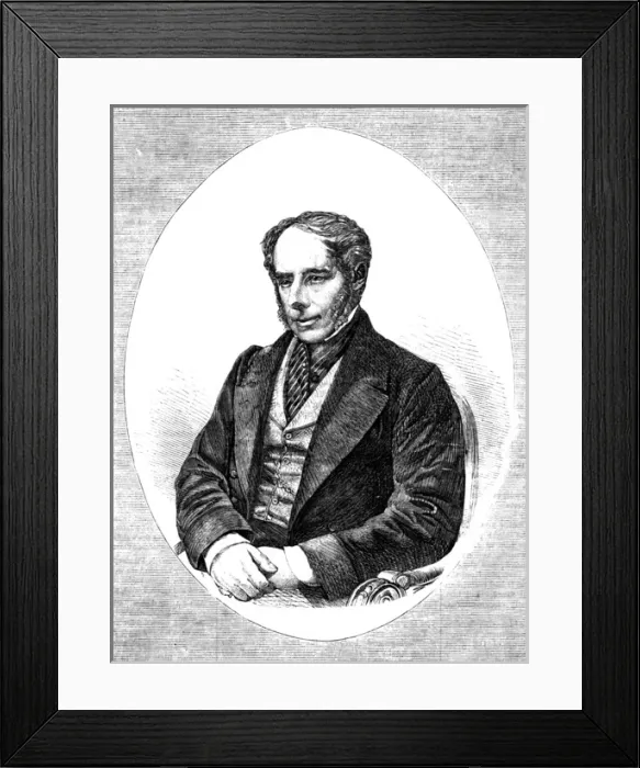 Framed Print : John Baron Hampton