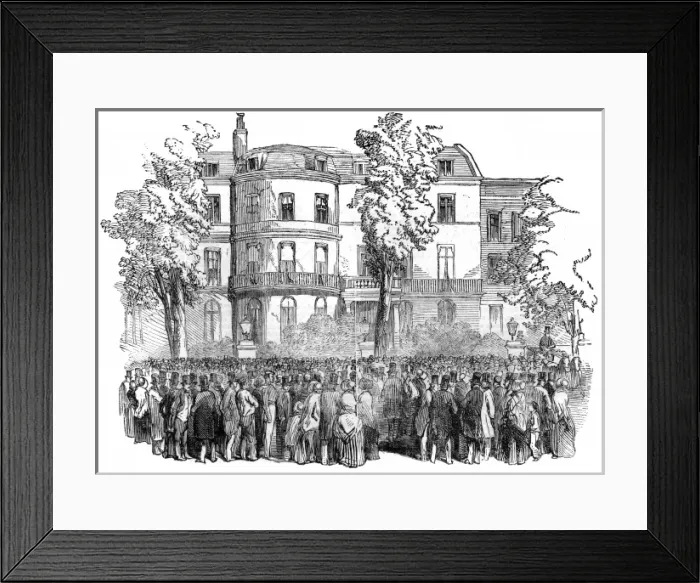 Framed Print : Peel and Crowd Framed Print : Peel and Crowd