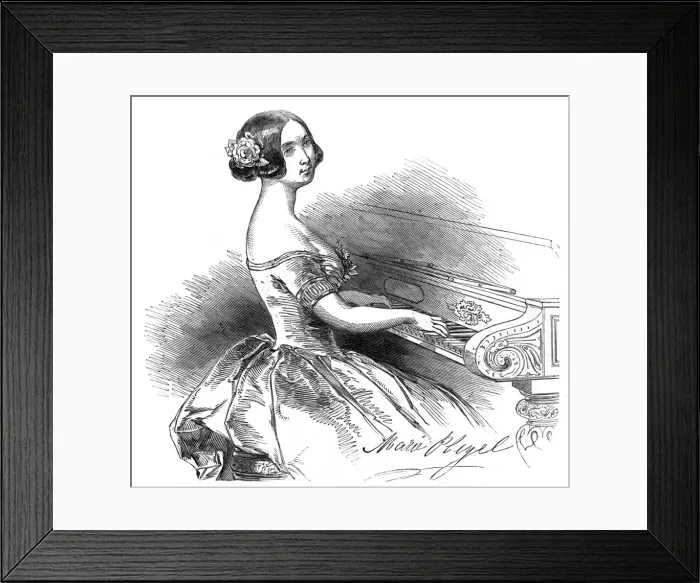 Framed Print : Marie Pleyel Framed Print : Marie Pleyel