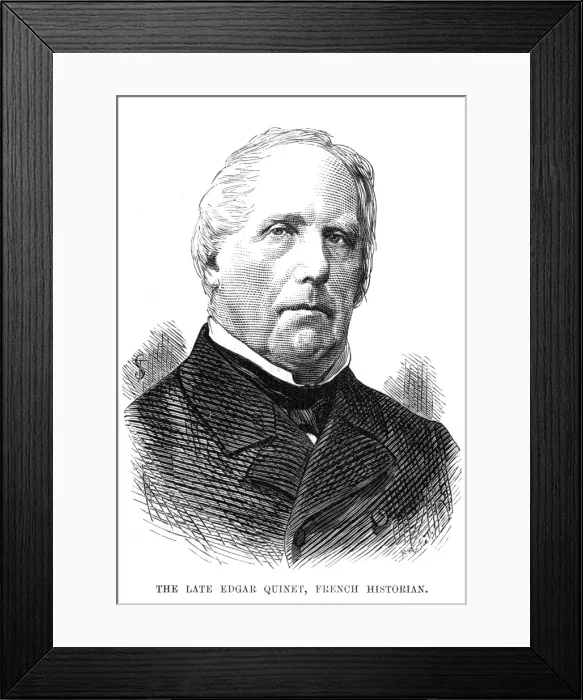 Framed Print : Edgar Quinet - 4 Framed Print : Edgar Quinet - 4
