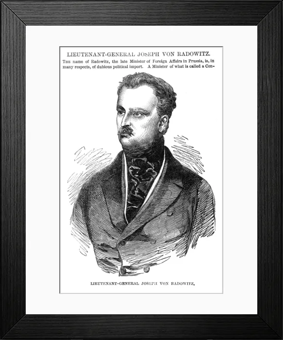 Framed Print : Joseph Maria Radowitz