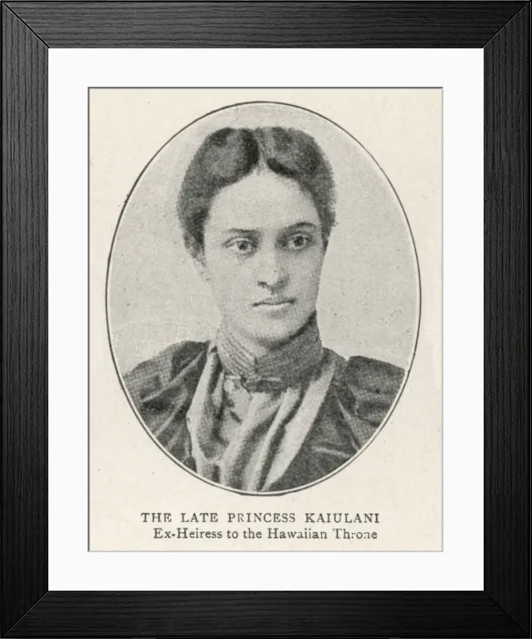 Framed Print : Princess Ka-Iulani Framed Print : Princess Ka-Iulani
