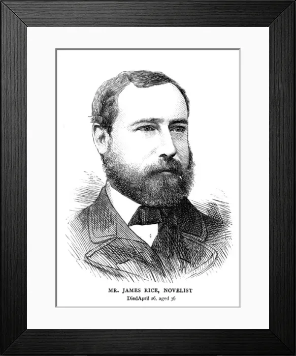 Framed Print : James Rice, Writer Framed Print : James Rice, Writer