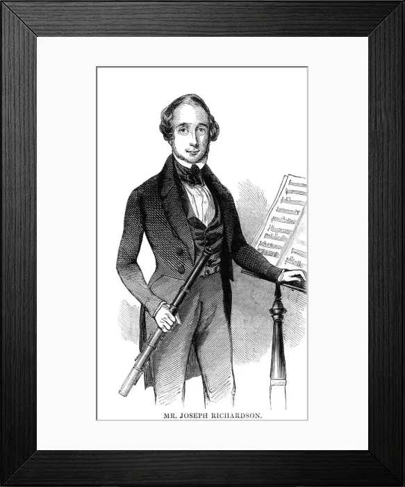 Framed Print : Joseph Richardson, Flute Framed Print : Joseph Richardson, Flute