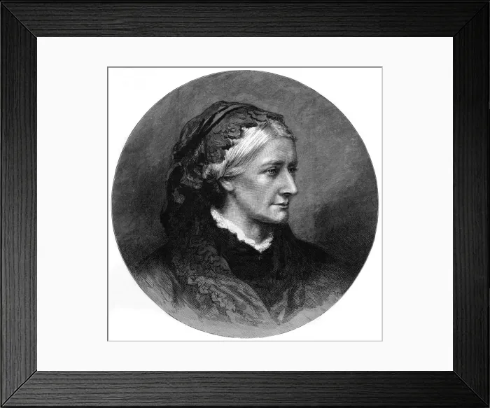 Framed Print : Clara Schumann 1887