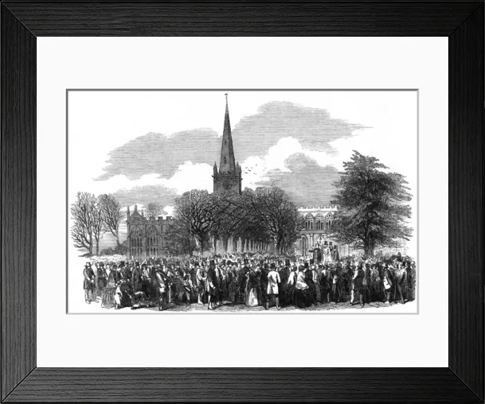 Framed Print : Shakespeare Commem 1853 Framed Print : Shakespeare Commem 1853
