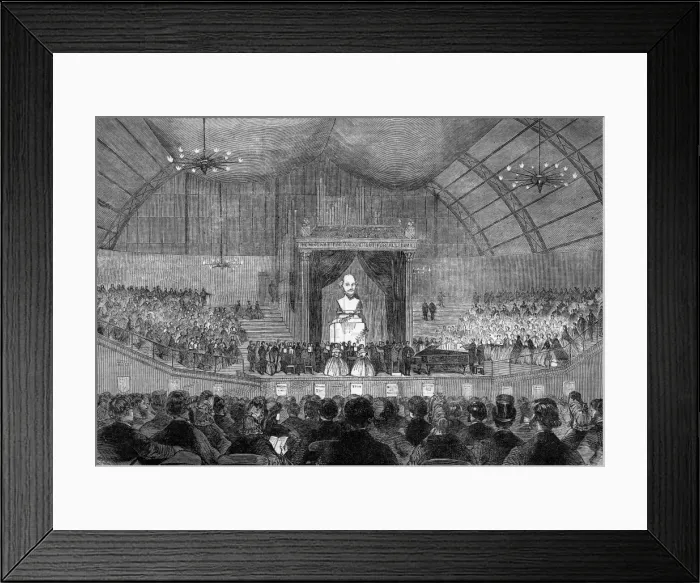 Framed Print : Shakespeare Commem 1864