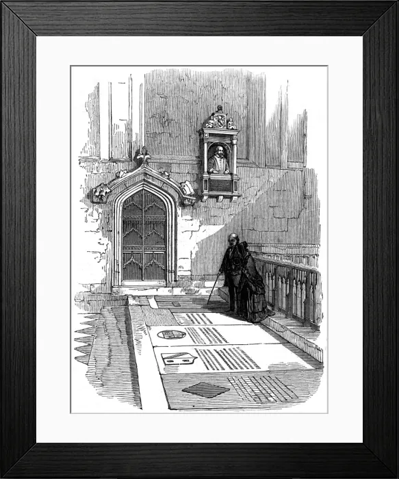 Framed Print : Shakespeare Tomb