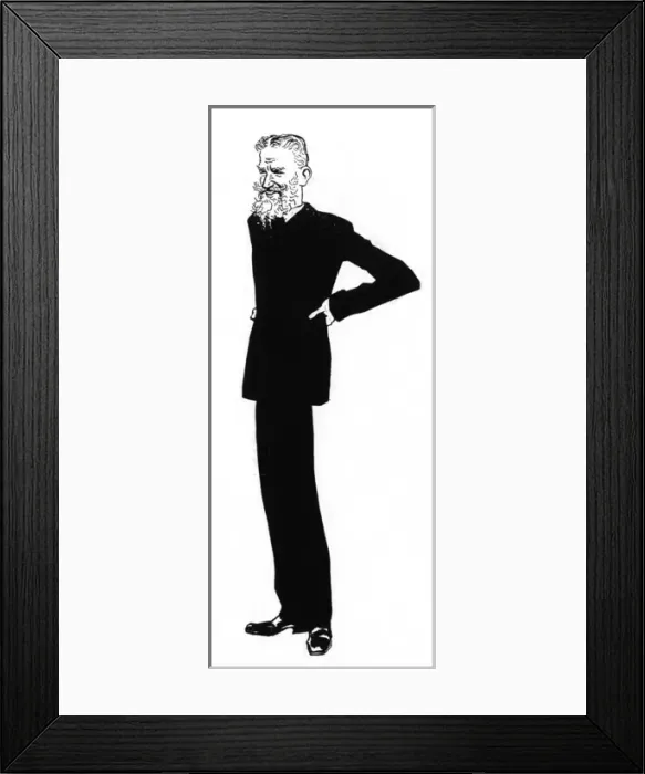Framed Print : George Bernard Shaw Framed Print : George Bernard Shaw