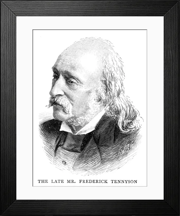 Framed Print : Frederick Tennyson Framed Print : Frederick Tennyson