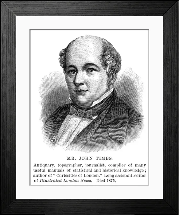 Framed Print : JOHN TIMBS Framed Print : JOHN TIMBS
