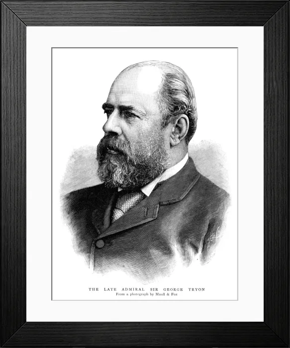 Framed Print : Sir George Tryon - 2 Framed Print : Sir George Tryon - 2