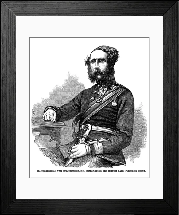 Framed Print : Chas. Van Strauensee