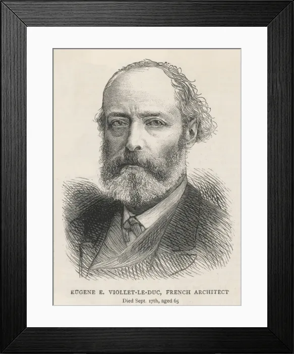 Framed Print : Viollet-Le-Duc Framed Print : Viollet-Le-Duc