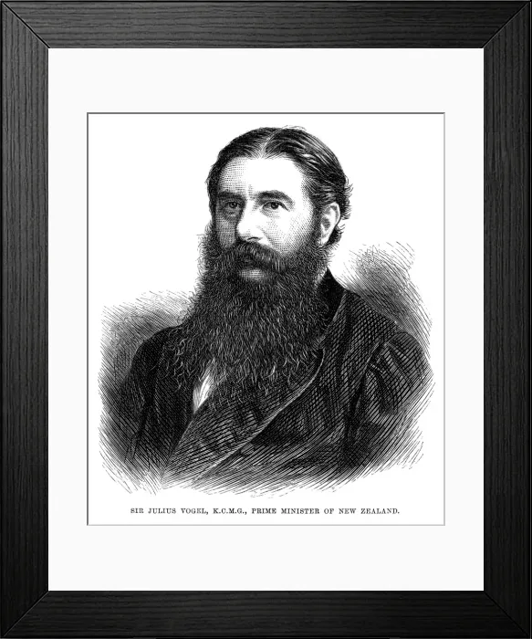 Framed Print : Sir Julius Vogel