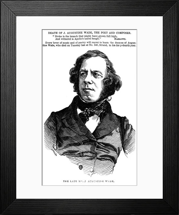 Framed Print : J Augustine Wade