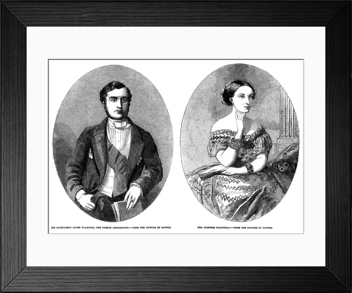 Framed Print : Alexandre Walewski + W