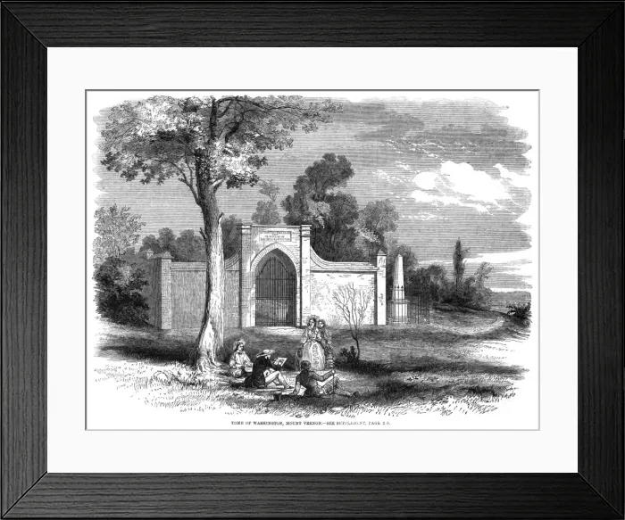 Framed Print : Mt Vernon - the Tomb Framed Print : Mt Vernon - the Tomb